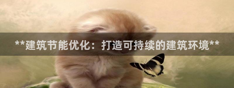 e尊电竞：**建筑节能优化：打造可持续的建筑环境**