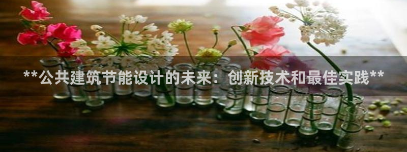 e尊国际娱乐官网下载：**公共建筑节能设计的未来：创新技术和最佳实践**