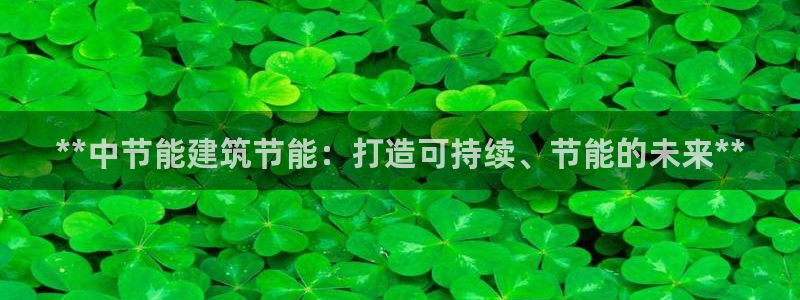 e尊国际平台：**中节能建筑节能：打造可持续、节能的未来**