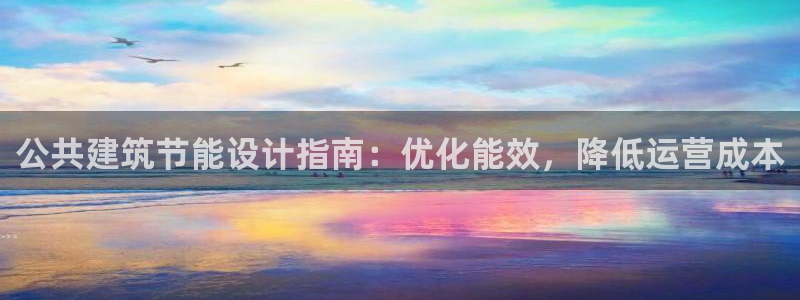 e尊国际可靠吗：公共建筑节能设计指南：优化能效，降低运营成本