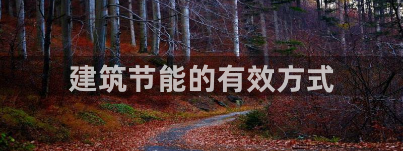 e尊国际app：建筑节能的有效方式