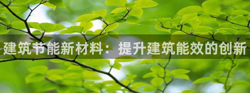 e尊国际客户端下载：建筑节能新材料：提升建筑能效的创新