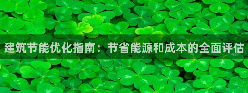 e尊平台：建筑节能优化指南：节省能源和成本的全面评估