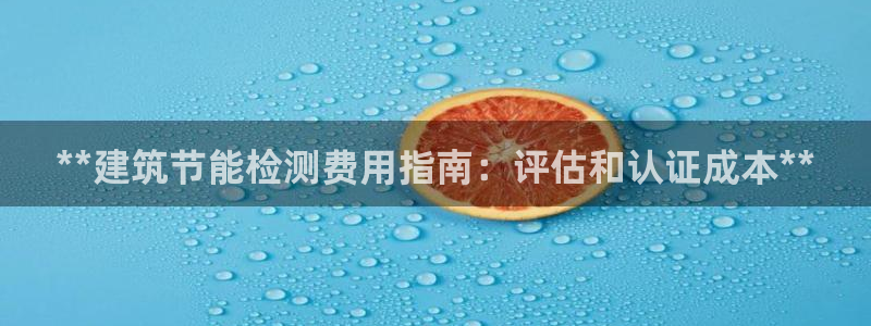 e尊国际的手机登录网站：**建筑节能检测费用指南：评估和认证成本**