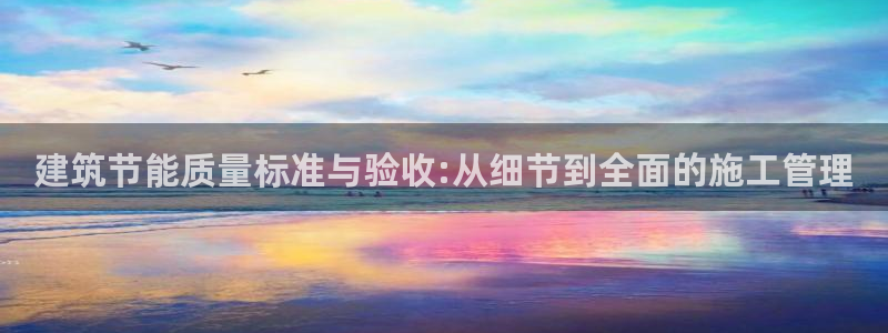 e尊国际地址：建筑节能质量标准与验收:从细节到全面的施工管理