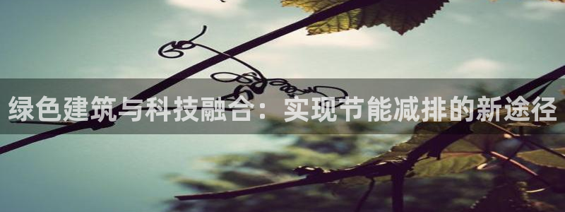 e尊国际可靠吗：绿色建筑与科技融合：实现节能减排的新途径