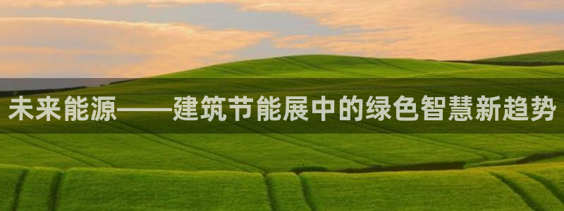 e尊国际是个黑网：未来能源——建筑节能展中的绿色智慧新趋势